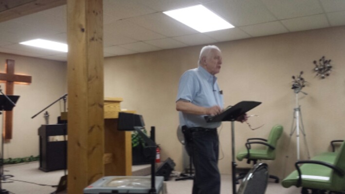 Pastor Dave Hannah teaches at Walk of Grace Chapel, a council bluffs church