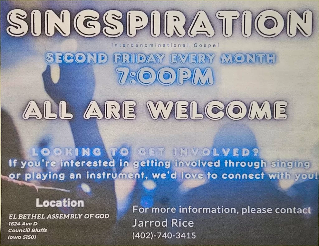 Singspiration (at El Bethel Assembly of God)